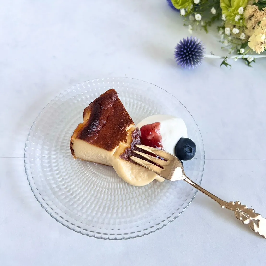 【砂糖・小麦粉不使用】名古屋発とろけるバスクチーズケーキ